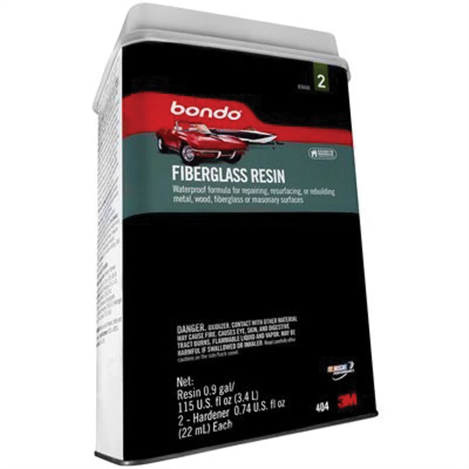 Dynatron Bondo 401 Fiberglass Resin, 1 pt Can, Clear, Liquid Foto 1 de 1