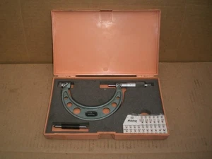 Mitutoyo 126-140A Thread Micrometer  3-4" Range  .001" Graduation with case - Picture 1 of 13