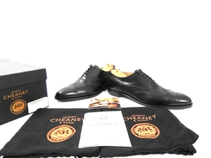 Church's Cheaney Mens Shoes black Brogues UK 8 US 9 EU 42 F worn once - Picture 1 of 12