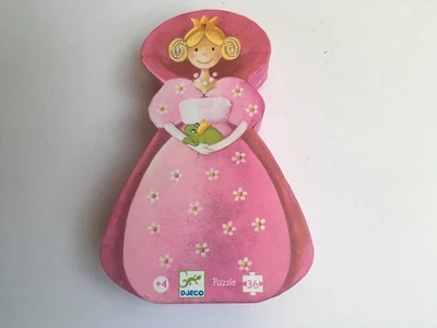 Djeco Princess and the Frog (36 piece) Jigsaw Puzzle - Excellent Condition - Image 1 of 3