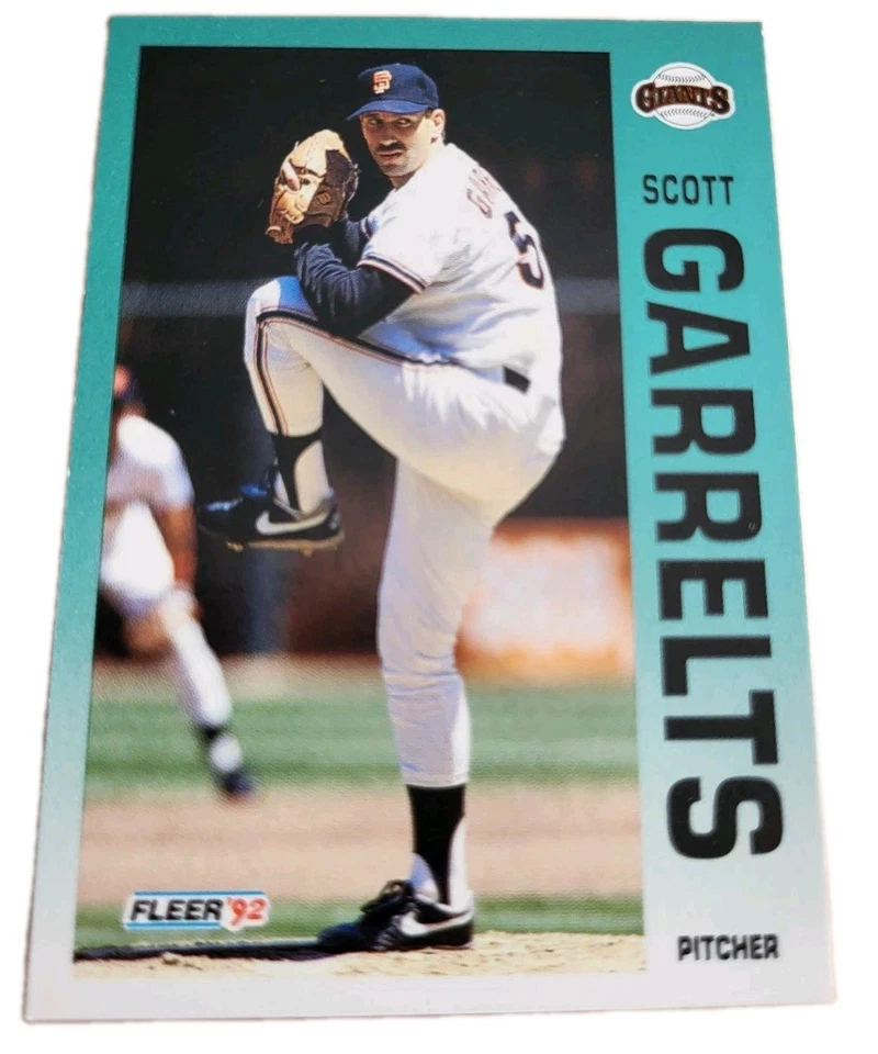 1992 Fleer #636 Scott Garrelts San Francisco Giants MLB Baseball Card (P3 - Image 1 of 2