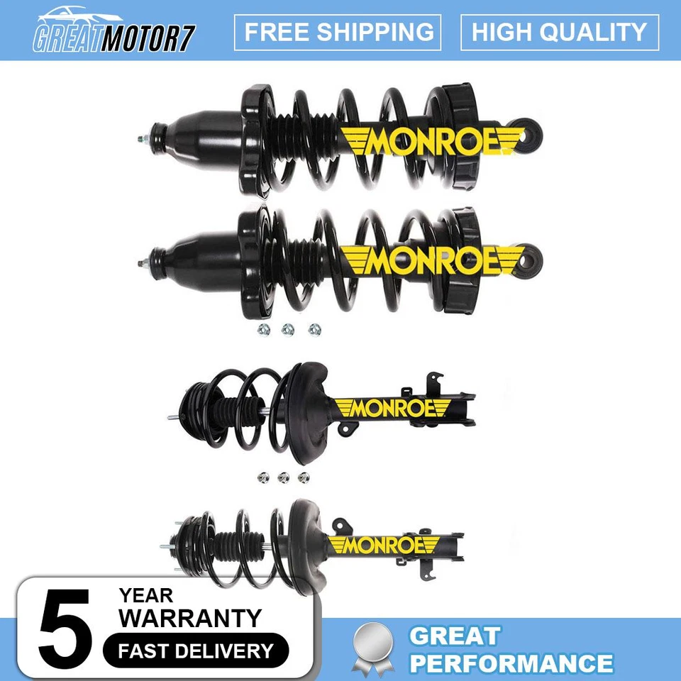 Puntales delanteros y traseros Monroe OE para Honda Ridgeline 2006-2014 garantía de por vida Foto 1 de 1