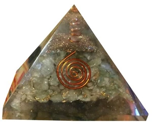 PYR-Orgone Energy Pyramid Green Aventurine (60-65mm) #3 - Picture 1 of 2