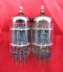 Vintage GE JAN-5814A Mil Spec PLATINUM PLUS GRADE Preamp Tubes 100% NOS 12AU7 - Picture 1 of 3