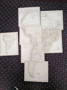 1836-42 SDUK: South America Maps - 6 Regional and 1 General Map - Picture 1 of 12