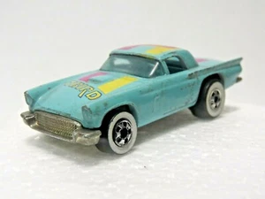 HOTWHEELS diecast car '57 T-BIRD 1977 white wall tyres No box - Imagen 1 de 5