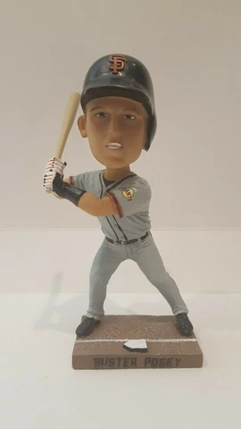 2012 SF GIANTS BUSTER POSEY JR. GIANTS " STRETCH DRIVE " BOBBLEHEAD SGA NIB NICE Cover