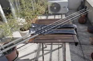 2 X GARBOLINO WILDIE FINESSE RESISTANCE 11' 2,50 lbs cannes carpe / carp rod - Photo 1/12