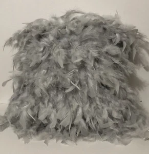 Marlo Lorenz Collection Duck Feather Lunar Rock Cushion Pillow 16” X 16” - Picture 1 of 12