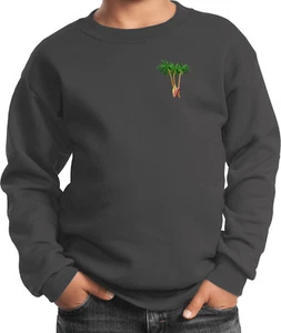 Buy Cool Shirts Palm Tree Patch Pocket Print Youth Kids Sweatshirt - Picture 1 of 19