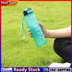 Trinkflasche Mit Strohhalm 1l, Wasserflasche Mit Zeitskala Outdoor Fitness Sport