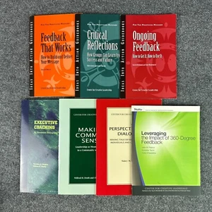 Lot of 7 Books Center For Creative Leadership Education Coaching 360 Feedback - Picture 1 of 15