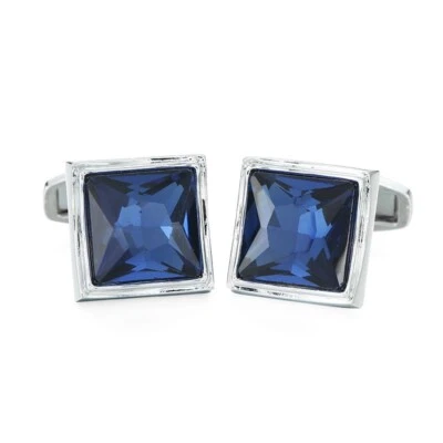 Moda Hombres Gemelos 1 Par de Camisa Traje Gemelos Joyería Estrás Clásico Foto 1 de 2