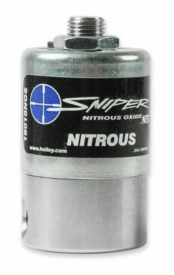 NOS 18018NOS Sniper Nitrous Solenoid 250 Max HP 1/4 NPT Inlet 1/8 NPT Outlet - Image 1 of 3