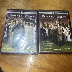 New Sealed PBS Downtown Abbey DVD Complete Seasons 1, & 2 - Picture 1 of 3