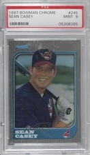 1997 Bowman Chrome Sean Casey #245 PSA 9 MINT