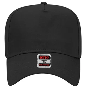 Otto Cap 5-Panel Mid Profile Baseball Cap - Picture 1 of 22