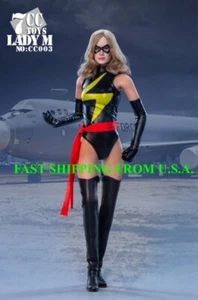 CC003 1/6 Scale Captain Marvel Female Action Figure Full Set 7CCTOYS ❶USA❶ - Picture 1 of 9