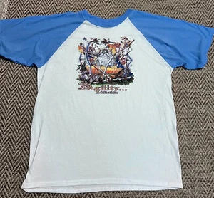 Mike McCartney 2004 Vtg Funny Dog Shirt Agility Addiction Sz Large Cartoon - Picture 1 of 8