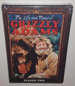 THE LIFE & TIMES OF GRIZZLY ADAMS COMPLETE SEASON 2 BRAND NEW SEALED R1 DVD - Picture 1 of 1