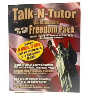 Talk-N-Tutor U.S. Citizenship Freedom Pack Steps Becoming Citizen 4 Dvd / 2 Cd - Bild 1 von 5