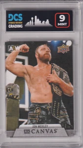 Jon Moxley 2021 Upper Deck AEW Wrestling Canvas SP Card # C-40 DCS Graded 9 - Picture 1 of 1