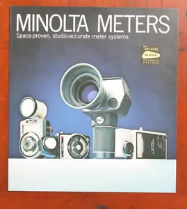 FOLLETO DE VENTA DE MEDIDORES MINOLTA, SIN FECHA, 12/142753 - Imagen 1 de 1
