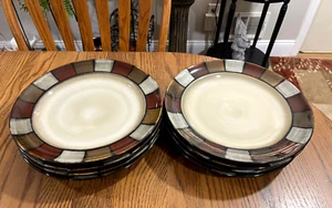 SET OF 4* Pfaltzgraff Everyday "TAOS" Stoneware DINNER PLATES 11 1/8" (2 avail) - Picture 1 of 13