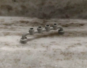 Lego Grey Bar 1 x 6 with Hollow Studs Item No: 6140  Alternate Item No: 1764 - Picture 1 of 4