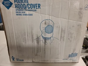Case Of Safety Zone M2302B Polylite Hood/Cover, Blue, 1000 per Case - Picture 1 of 6