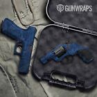 GunWraps Ragged Elite Blue Premium Pistol Vinyl Gun Wrap Skin Matte USA