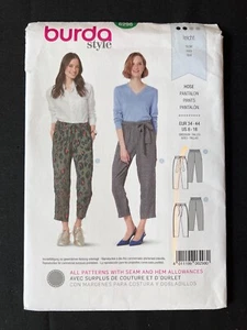 Burda 6298 Misses Pants in 2 Styles Easy To Sew 2000's Pattern size 8-18 Uncut - Picture 1 of 2