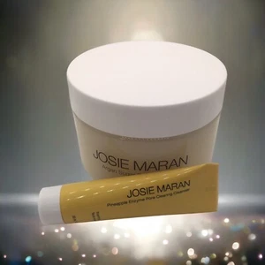 Josie Maran Argan Sugar Balm Body Scrub Vanilla Bean, 18 Fl. Oz. + Face Wash DUO - Picture 1 of 16