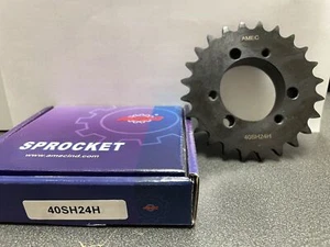 40SH24 Kettenrad 1/2" Teilung 40 Kettenkegel Buchse Ausführung 24 Zähne - Bild 1 von 3