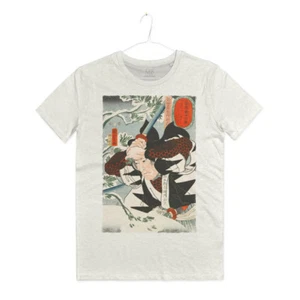 Samurai Martial Arts Shirt T-Shirt Man Japanisches Tattoo Japan Lochs Art - Bild 1 von 3
