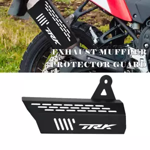 Motorrad Schwarz Auspuff Schalldämpfer Schutz Schutz für Benelli TRK702/TRK702X - Bild 1 von 7