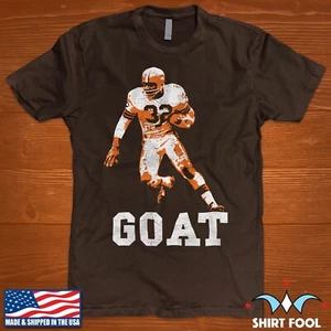 CLEVELAND BROWNS JIM BROWN ***GOAT*** T-SHIRT - Picture 1 of 2