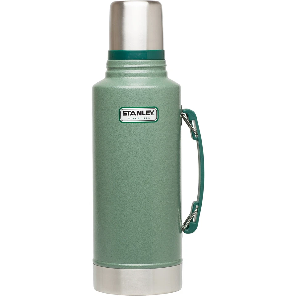 Stanley Classic Vacuum Bottle 2qt Hammertone Green 041604094507