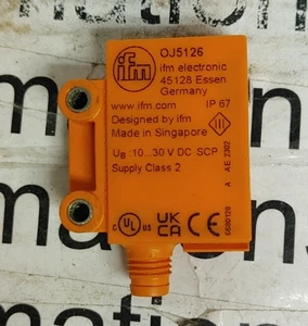 IFM OJ5126 OJP-FPKG/SO/AS 8mm RETRO-REFLECTIVE SENSOR NEW!! READ!! - Picture 1 of 1