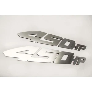 Badges "450HP" 2p for 2017 Ford F-150 SVT Raptor [Stainless Steel/Polished] - Bild 1 von 4