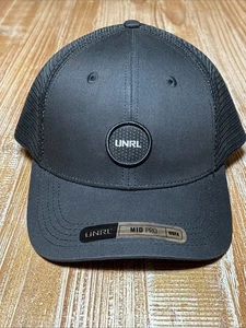 UNRL Golf Mid Pro Black Trucker Hat OSFA Cap NWT - Picture 1 of 8