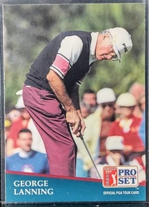 1991 Pro Set PGA Tour George Lanning #228 EX - Picture 1 of 2