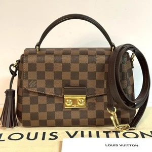 Louis Vuitton N53000 Croisette Damier Ebene Umhängetasche Rechnung 2022 wie NEU - Bild 1 von 9