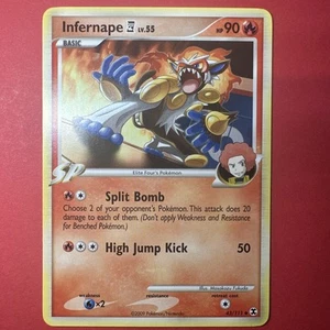 Pokemon Card Infernape LV.55 Rising Rivals 43/111- Non-Holo Uncommon-NM - Foto 1 di 11