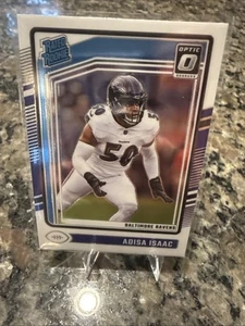2024 Donruss Optic Adisa Isaac Rated Rookie Baltimore Ravens #202 - Picture 1 of 2