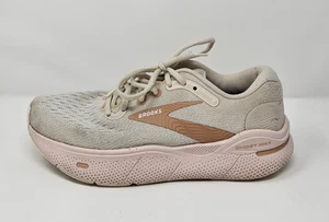 Brooks Ghost Max Womens 7 Shoes Running Sneaker Gym Gray Pink 1203951B135 - Picture 1 of 8