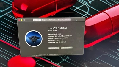 Apple MAC MINI Model 2014 i7 3,0 GHz - 16GB RAM - 250GB SSD Microsoft Office - Bild 1 von 3