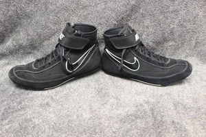 Nike Herren Gr.19 Schwarz Leder Ringerschuh 366683-001 - Bild 1 von 17