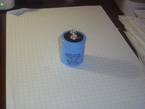 Cornell Dubilier 21000 uF mFD 16 VDC Condensatore, Morsetti a vite, NOS - Foto 1 di 5