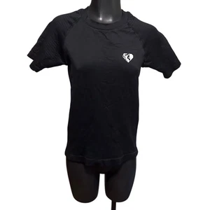 Damen T-Shirt Best Power schwarz Kompression nahtlos sportlich Kurzarm M - Bild 1 von 12